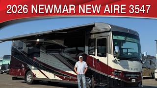 A preview image of the linked video showcasing 2026 Newmar New Aire 3547