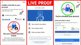 how to unlock facebook account without id proof 2023/locked facebook account unlock 2023