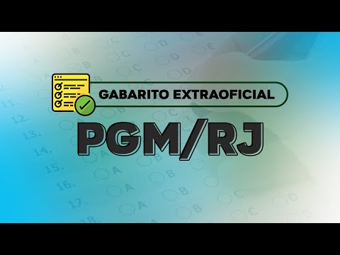 PGM/RJ (Procurador) - Gabarito Extraoficial