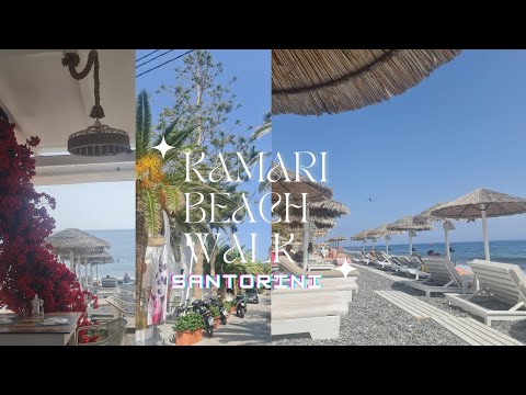 Kamari Beach Walk Tour - Santorini