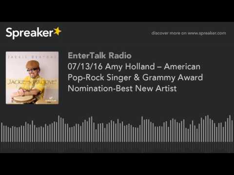 07/13/16 Amy Holland – American Pop-Rock Singer & Grammy Award Nomination-Best New Artist