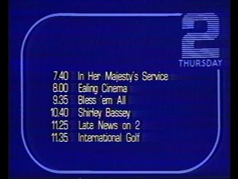 Wednesday 3rd August 1977 BBC2 - Festival 77 -  Nineteen Eighty-Four - Henry Longhurst - Cricket