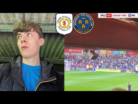 Crewe 3-1 Shrewsbury Railwaymen Rampage League 2 Match Vlog