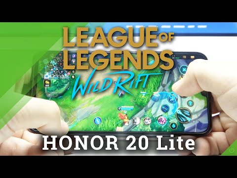 League of Legends : Wild Rift on HONOR 20 Lite | GamePlay Test
