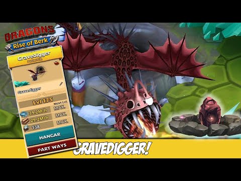 Premium Gravedigger (Whispering Death) Max lvl 175 Titan | Dragons: Rise of Berk