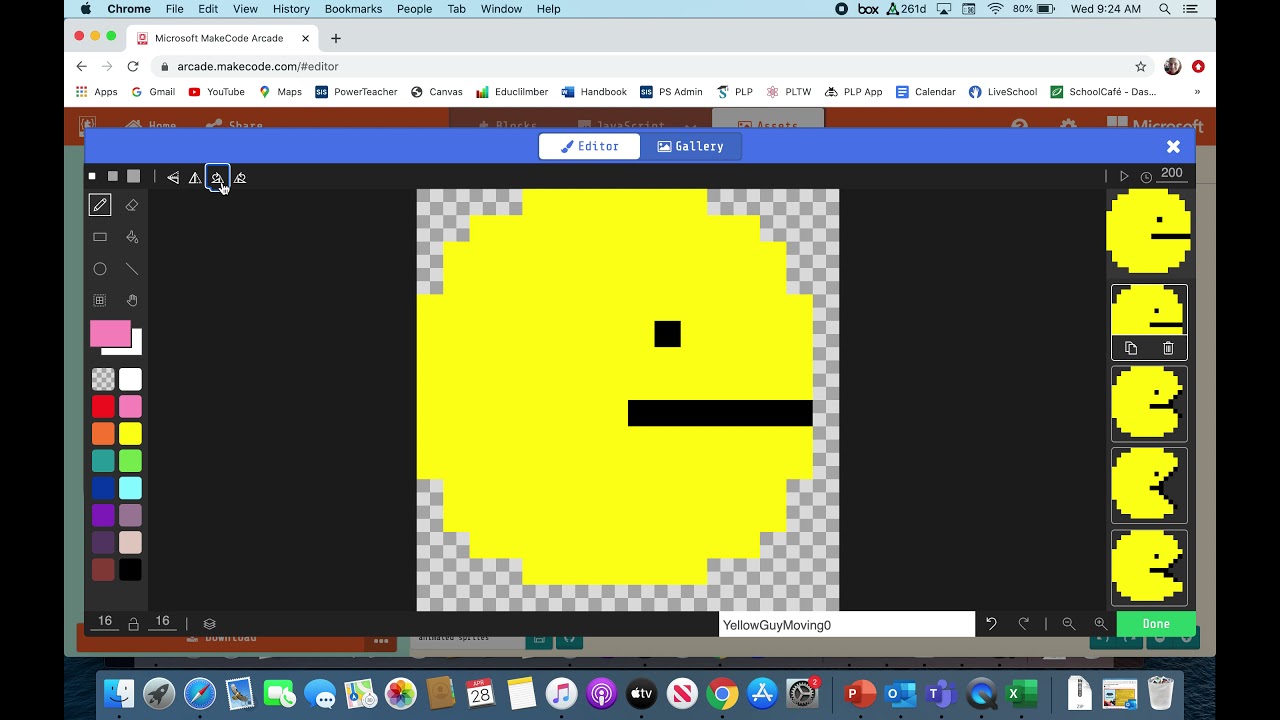 Animated Sprite in Makecode Arcade