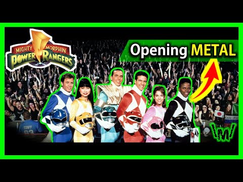 ▶ POWER RANGERS CLASSIC Opening 📺 [HEAVY METAL version] | MusicoriodistA