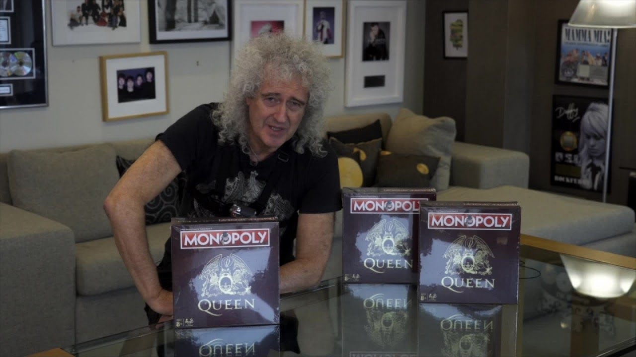 MONOPOLY: Queen Edition - Brian May Unboxes the First Copy - YouTube