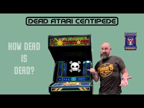 💀DEAD💀 Original Atari Centipede Arcade Pickup - Easy Fix? 🐛🔧
