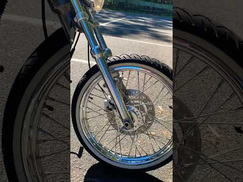 Harley forks restore before & after (1 hours work)