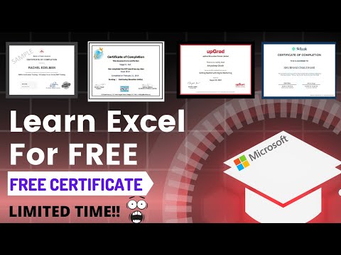 Excel Free Courses Online With Free Certificate | Free excel training | Best online excel courses