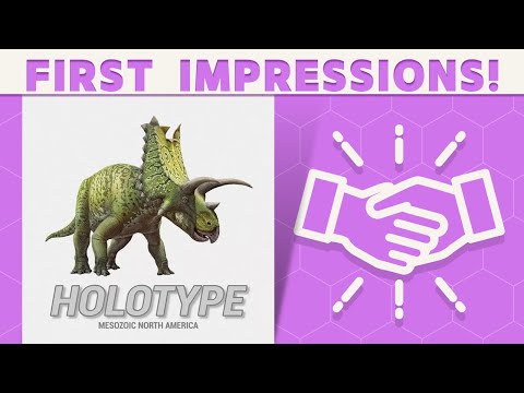 Holotype: Mesozoic North America - First Impressions! 