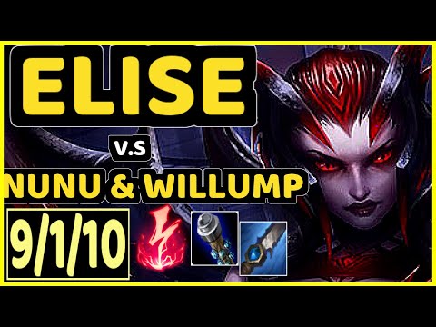 SEVENARMY (ELISE) vs NUNU & WILLUMP - 9/1/10 KDA JUNGLE GAMEPLAY - EUW Ranked MASTER