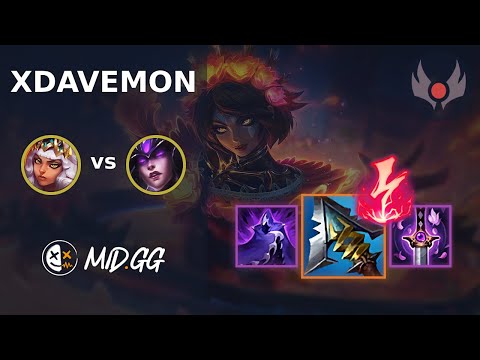 MID.GG: [ xDavemon ] Qiyana MID vs Syndra | NA GRANDMASTER | LOL Season 2025