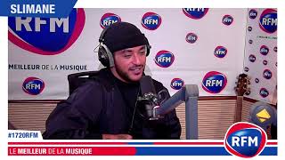 Slimane dans le 17/20 RFM avec Pat Angeli et Marie-Pierre Schembri pour son titre &quot;Viens on s&#39;aime&quot;