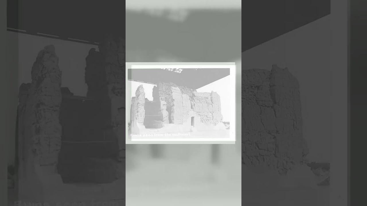 Casa Grande Ruins, Gelatin Silver Print, Arizona, 1950s Video