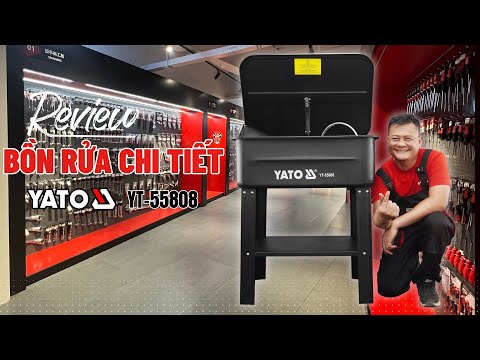 Мойка YATO 80 л для мастерской, 10 л/мин, 88 см, ванна 72x48x26 см