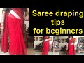 Saree Draping Tips For Beginners How To Drape Saree Easy Saree Draping Tips For Beginners Saree