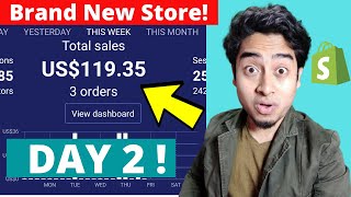 HOW I MADE $119 ON SUBSCRIBER'S BRAND NEW STORE | Secret Strategies i have used | shopify challenge