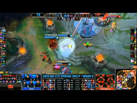 Counter Counter Throw T8 Game Finish Baron - T8 vs TIP Game 2 (NA LCS Spring 2015)