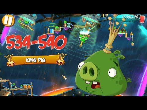 BAMBOO FOREST GRAVITY GROVE - ANGRY BIRDS 2 PC LEVEL 534-540 BOSSLEVEL KING PIG