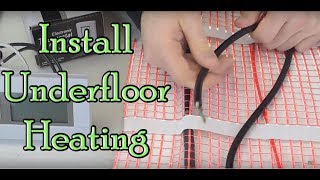 How to install a heat mat for underfloor heating
