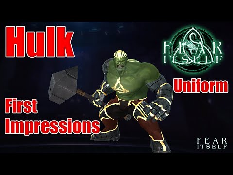 Hulk Fear Itself Uniform Hulk SMASH! (Marvel Future Fight)