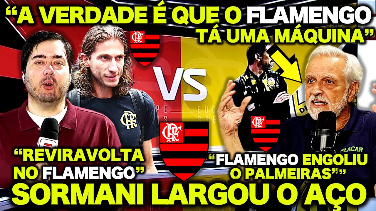 SORMANI RASGA ELOGIOS ao FLAMENGO e LARGA O AÇO no PALMEIRAS! “O PALMEIRAS FOI ENGOLIDO PELO MENGÃO