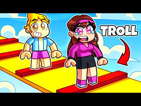 J’ai TROLL ma FAN GIRL avec ce Parkour sur Roblox !