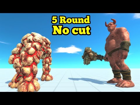 Lava golem vs ogre lord 5 round animal revolt battle simulator