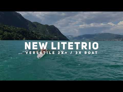 An innovative rowing boat : the LiteTrio by Liteboat, versatile 2X+ & 3X boat