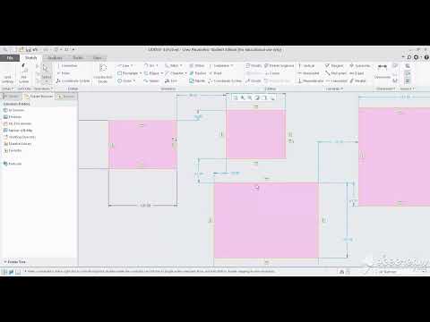 How to create a Rectangle in Creo Parametric