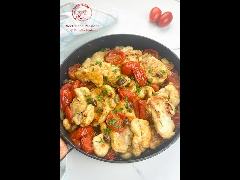 Pollo alla mediterranea tenerissimo e con un gusto delizioso -  non è il solito pollo al pomodoro