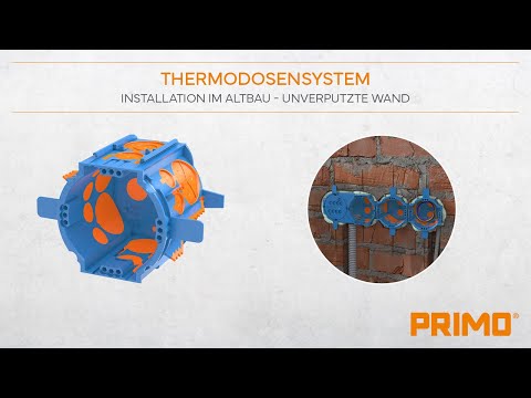 P726 Thermodose THD-70 - Einsatz im Altbau (Unverputzte Wand)