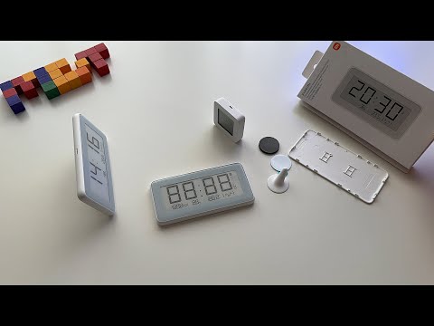 Xiaomi Smart Temperature and Humidity Monitor Clock - 3.7" e-ink display | unboxing | review