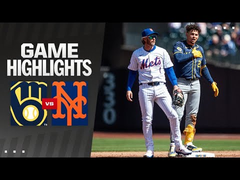 Brewers vs. Mets Game Highlights (3/30/24) | MLB Highlights