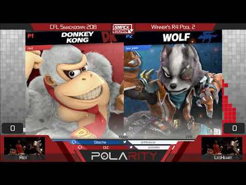 CFL Smackdown 208 Ultimate - Riot (Donkey Kong) vs LeoHeart (Wolf) - Winners R4 Pool 2