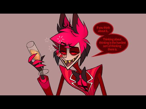 Alastor's Drunk Thoughts (Hazbin Hotel Comic Dub)