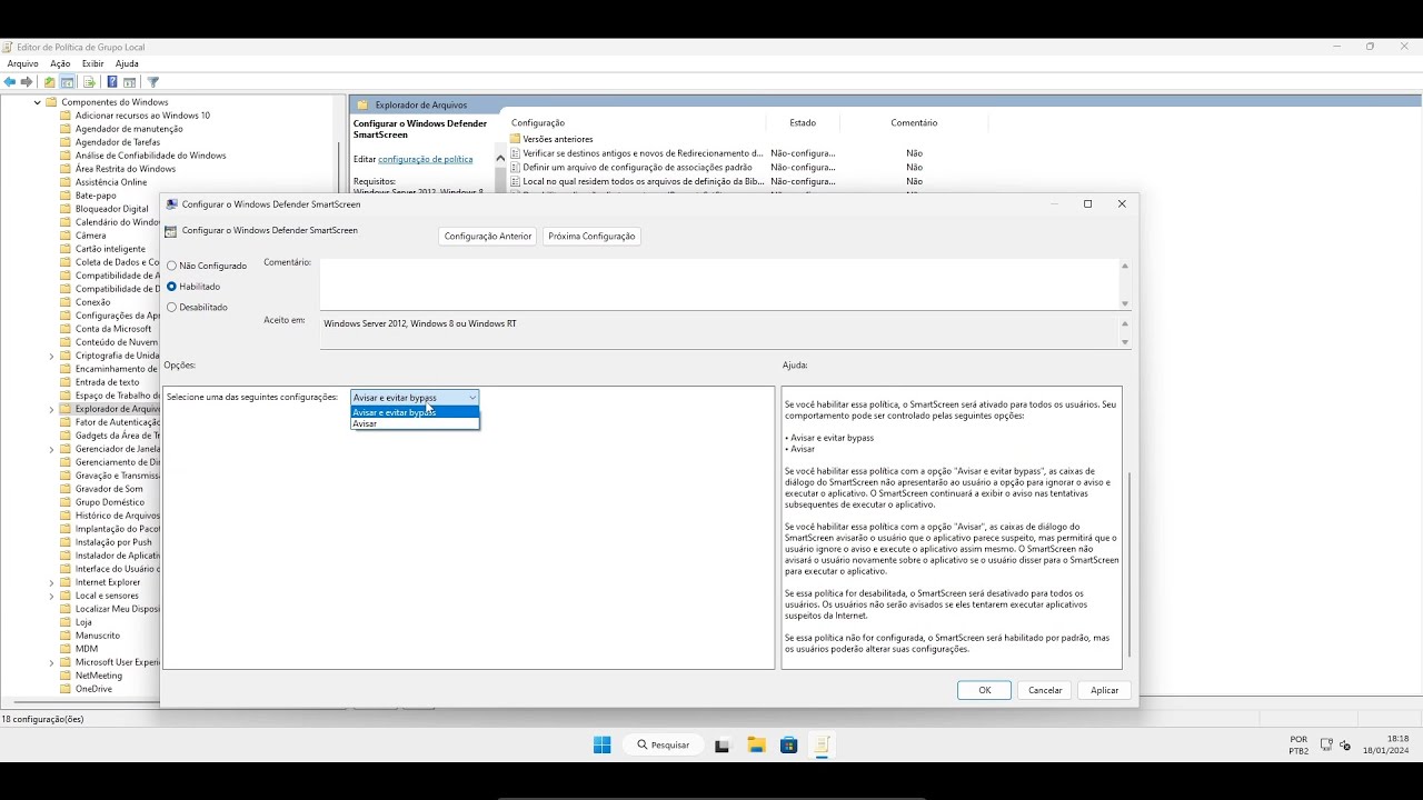 Como Desativar Defender Smartscreen No Windows Explorer Pelo Gpedit ( Atualizado 2024 )