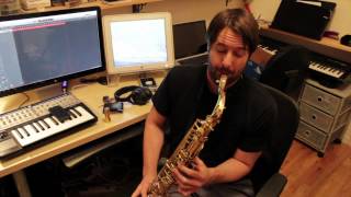 Matt Cowan Saxophone - Riffing on How High The Moon 8/13/14