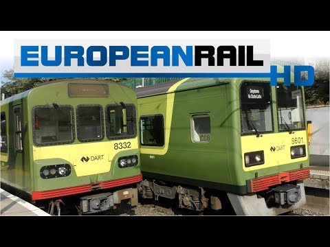 Iarnród Éireann Irish Rail DART 8100 EMU calls & 8500 / 8510 EMU calls at Killester Station