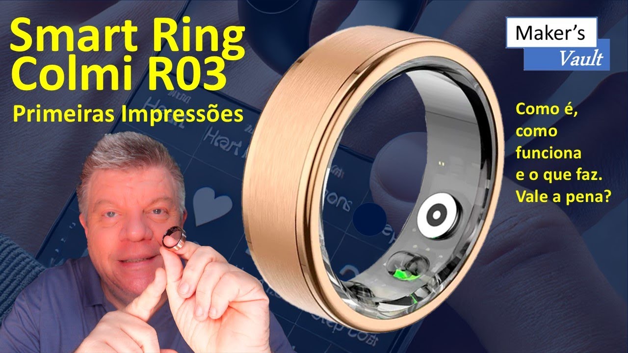 Smart Ring Colmi R03: Primeiras impressões – Como é e como funciona o Anel Inteligente