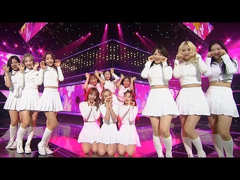"ADORABLE" LOONA (girl of the month) - Hi High @ popular song Inkigayo 20180930