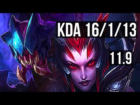 REK'SAI vs ELISE (JUNGLE) | 16/1/13, 67% winrate, Legendary | KR Grandmaster | v11.9