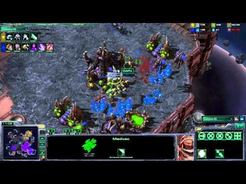HerdULiek SC2 Cast - 1v1 TvZ OlzIsPro (Terran) vs Bamb (Zerg) Starcraft 2 HD