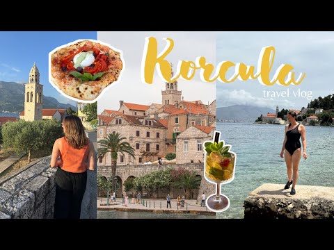 Korcula Croatia Travel Vlog: 4 days, de-influencing, swimming, eating, a slow Mediterranean summer
