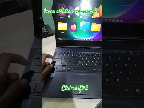 Reducing icon size using shortcuts #viralvideo #shortcuts #icons #reduce #laptop #subscribe #liks 🙏