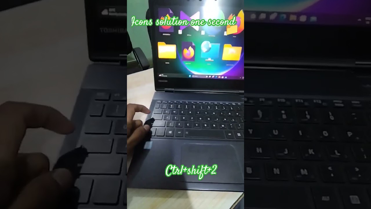 Reducing icon size using shortcuts #viralvideo #shortcuts #icons #reduce #laptop #subscribe #liks 🙏