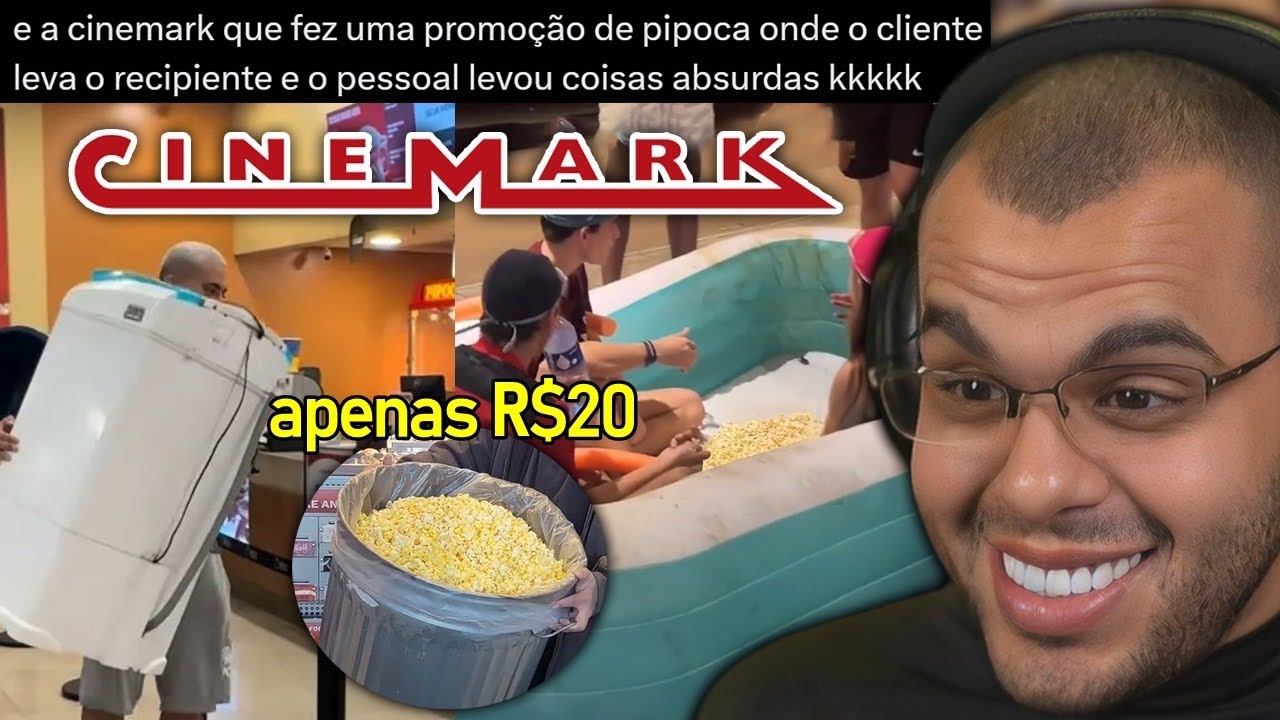A PROMOÇÃO DO CINEMARK 'LEVE SEU BALDE' QUE FEZ BRASILEIROS VIRAREM POLÊMICA MUNDIAL