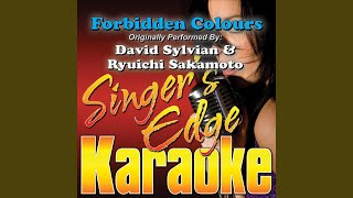 Forbidden Colours (Originally Performed by David Sylvian &amp; Ryuichi Sakamoto) (Instrumental)